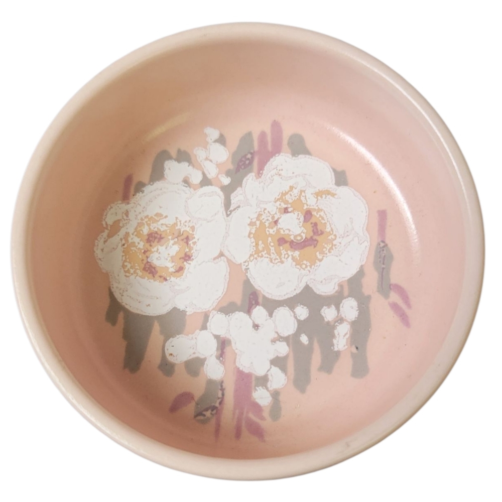 VINTAGE HORNSEA POTTERY FLORAL TRINKET DISH